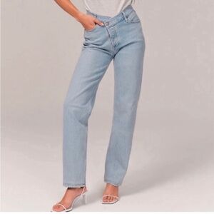 NWOT Abercrombie & Fitch The Dad High Rise Jean Curve Love.